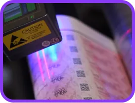 Sticker label dicetak di mesin HP Indigo 20000