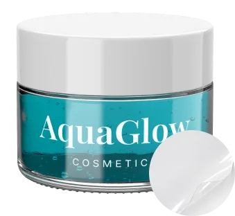 Jar kosmetik dengan label Vinyl Clear