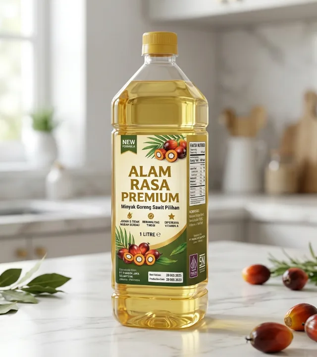 Contoh kemasan 3 dengan Sticker Label Agrikultur