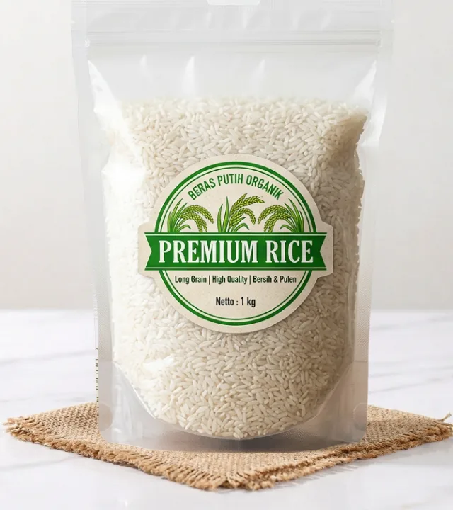 Contoh kemasan 4 dengan Sticker Label Agrikultur