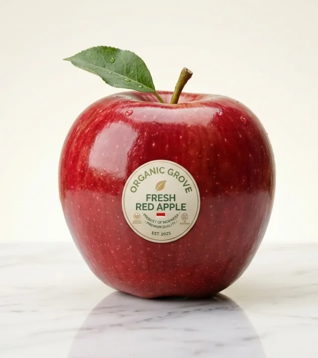 Contoh kemasan 5 dengan Sticker Label Agrikultur