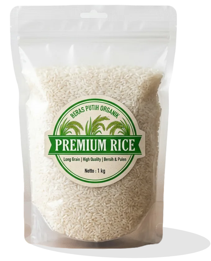 Contoh kemasan dengan Sticker Label Agrikultur