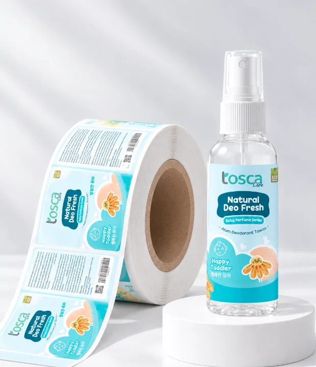 Contoh kemasan 6 dengan Sticker Label Kosmetik