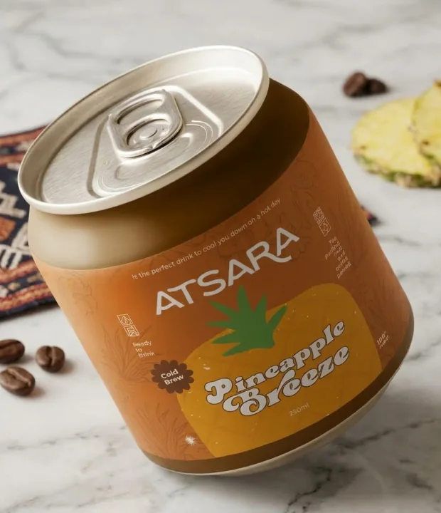 Contoh kemasan 7 dengan Sticker Label Makanan dan Minuman