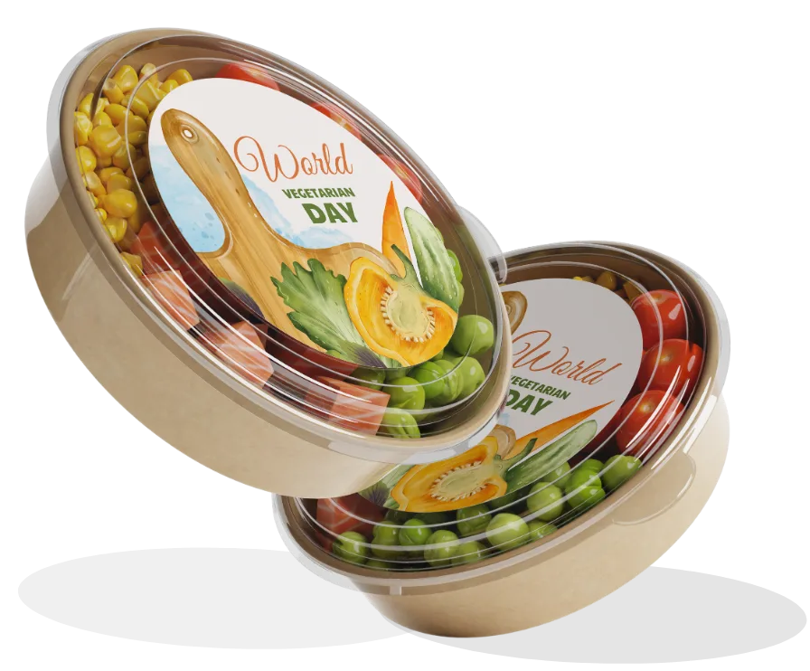 Contoh kemasan dengan Sticker Label Makanan dan Minuman