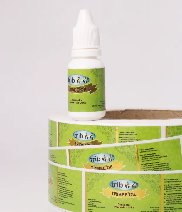 Contoh kemasan 3 dengan Sticker Label Farmasi